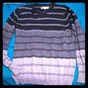 Grey striped levis sweater